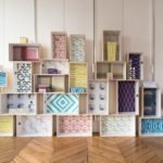 diy wallpaper furniture