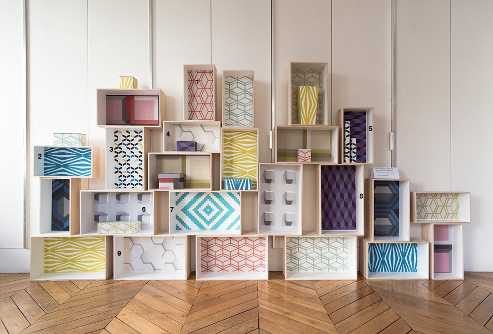 diy wallpaper furniture