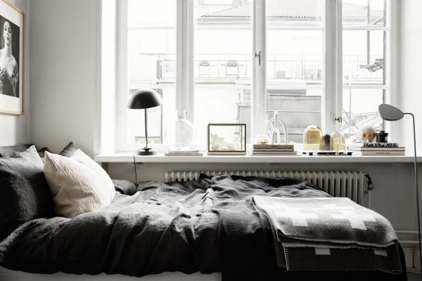 Black White Scandinavian Home