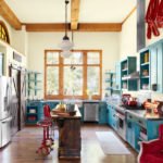 Colorful Vintage Style Kitchen