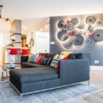 Warm Modern Condo With Tones of Black and White