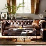 living room leather sofa Capitone Patterns Design