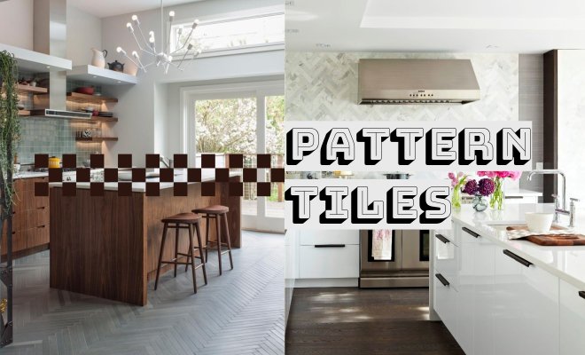 Different Style to Decorate Pattern Tiles For Kitchen Design