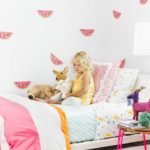 little girl watermelon decal