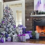 Purple And Grey Christmas Decoration
