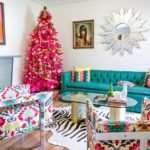 Vibrant Living Room Christmas Decorations