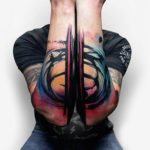 Forearm Watercolor Tattoo