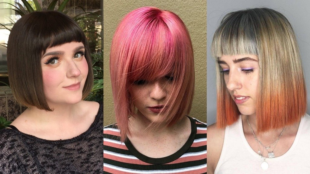 Bob Haircuts with Bangs
