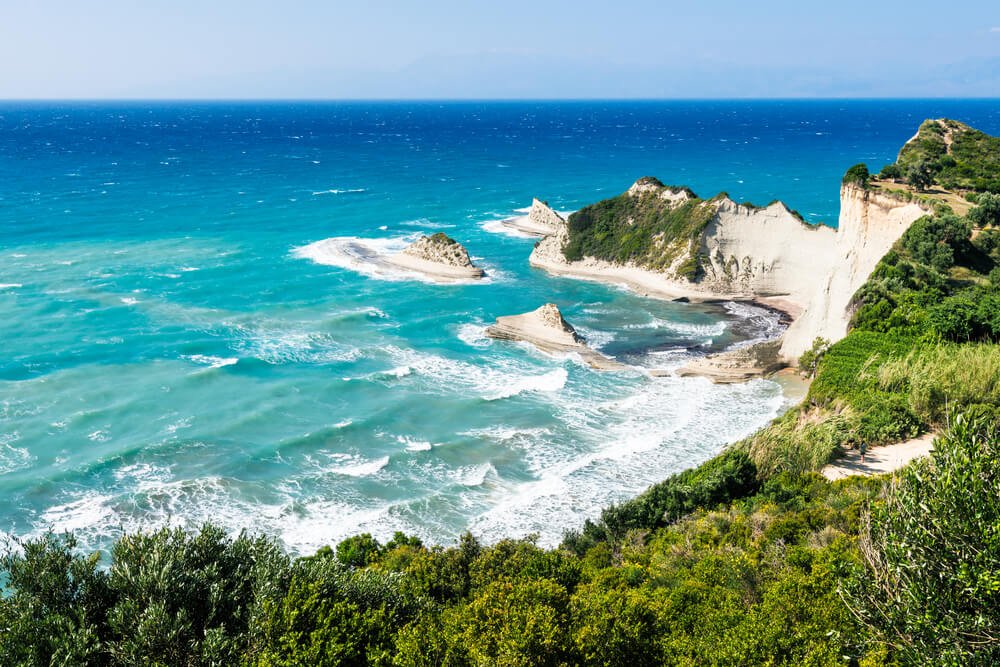 Cape Drastis In Corfu Island
