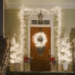 Christmas Lights Front Door Decor