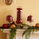 Elegant Cranberry Christmas Decor Table