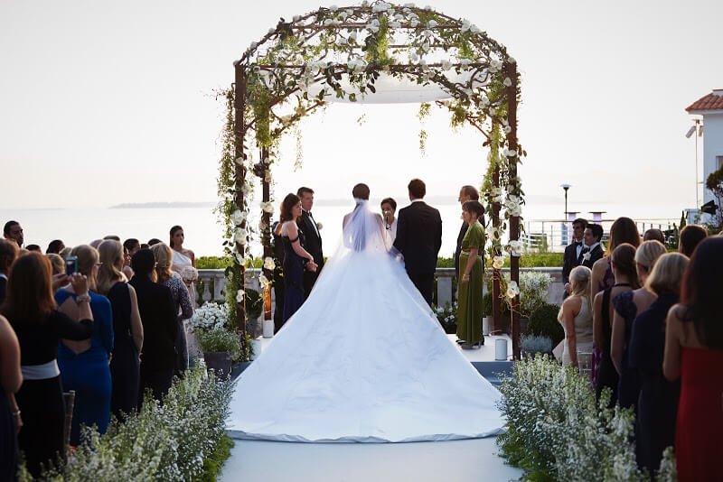 Grand Outdoor Wedding Ceremony
