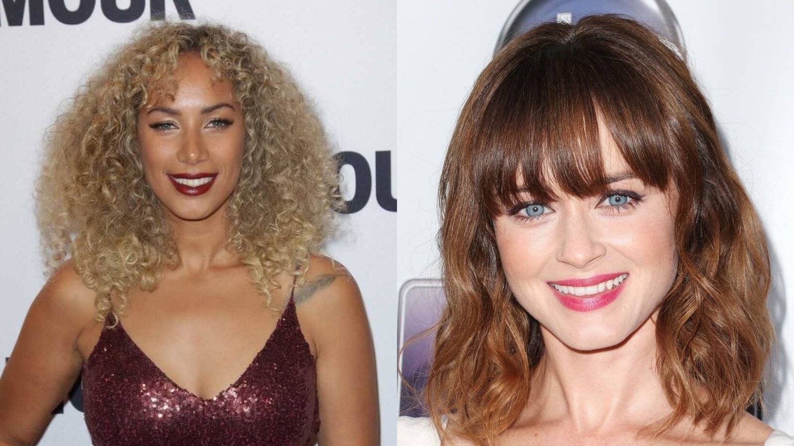 Curly Hairstyles with Bangs