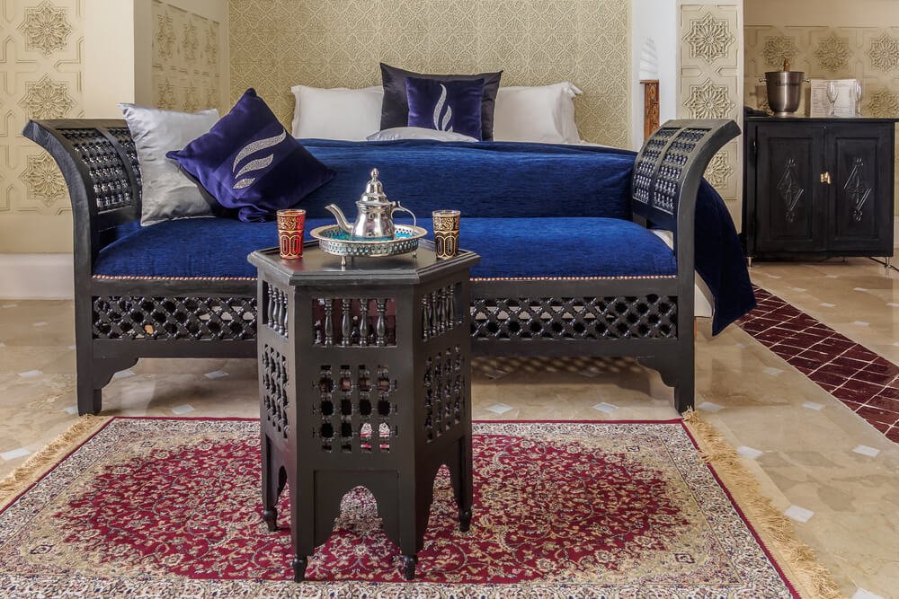 Simple Layout Moroccan Bedroom Design