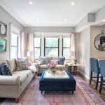 Colorful Small Space Living Room Design