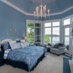 Soft Luxurious Traditional Blue Bedroom