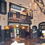 Gothic Paneling And Antique Furnishings