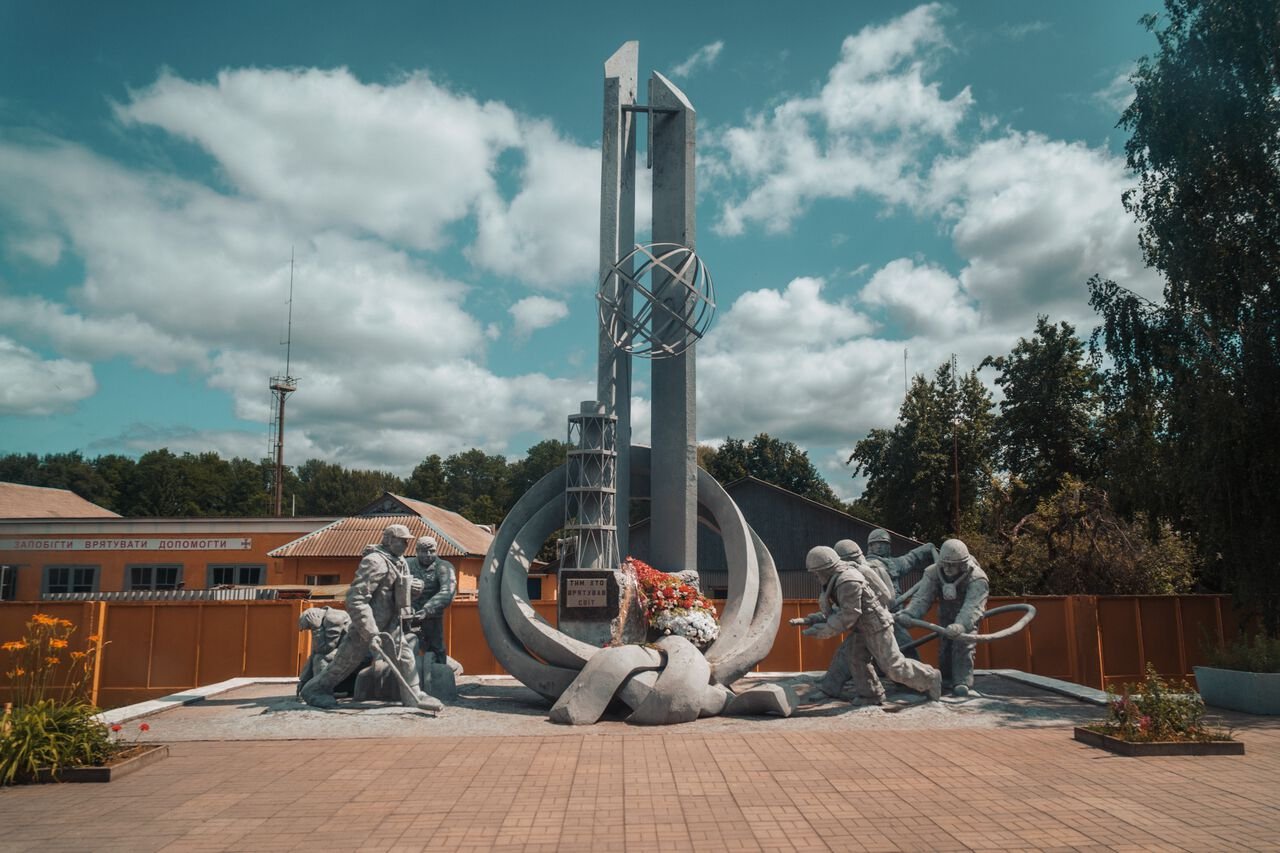 Pouring into Chernobyl