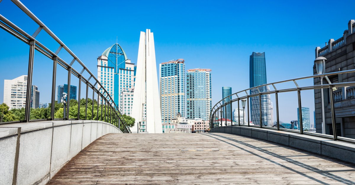 view of downtown raleigh, north carolina from street level, hdr image
