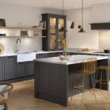Black Shaker Kitchen Cabinets 2