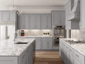 grey kitchen cabinets 1